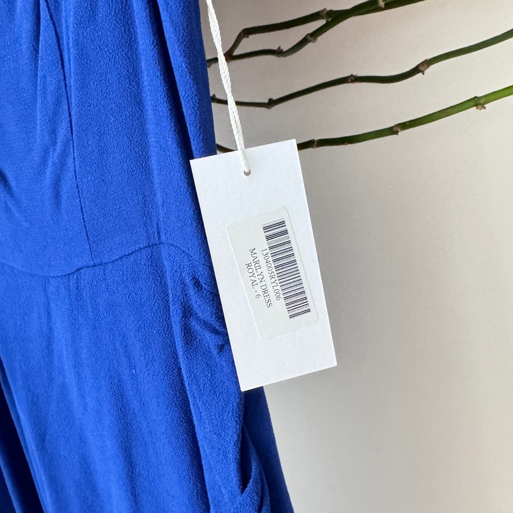 NWT: Reformation Marilyn Dress - Royal Blue [Size 6] - Picture 3 of 5